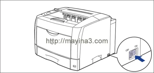 Tắt Bật Máy In A3 Canon 3800