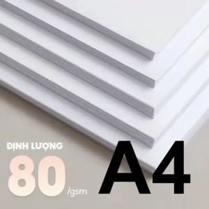 Giấy in A4 định Lượng 80gsm 500