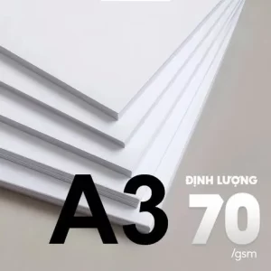 Giấy in A3 định Lượng 70gsm 500