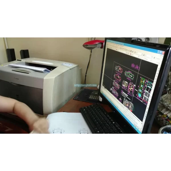 Máy In A3 Canon LBP3800 Khách Hàng đang Dùng